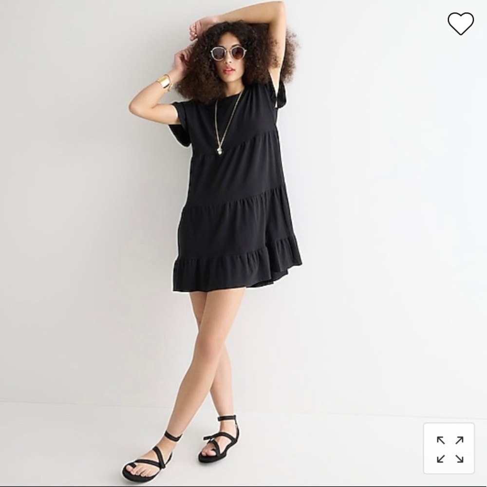 J Crew Tiered Broken-in Dress